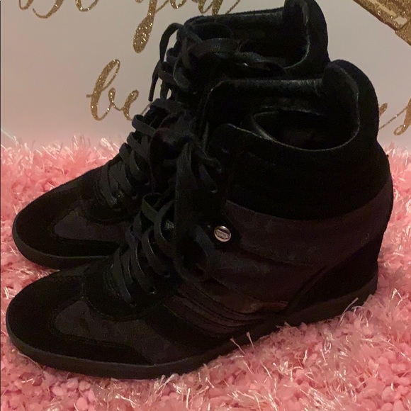 Coach Shoes - Coach Wedge Sneakers